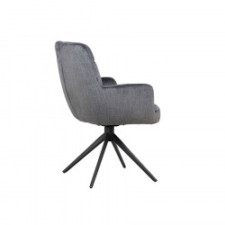 Benno Swivel Dining Chair Grey